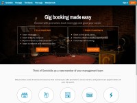 Desktop screenshot for sonicbids.com