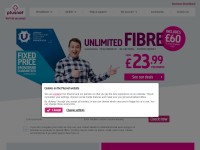 Desktop screenshot for plus.net