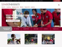 Desktop screenshot for lewisu.edu