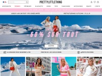 Desktop screenshot for prettylittlething.fr