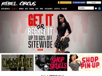 Desktop screenshot for rebelcircus.com