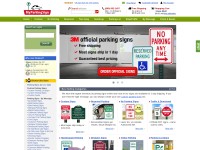 Desktop screenshot for myparkingsign.com