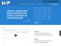 Desktop screenshot for h5p.org