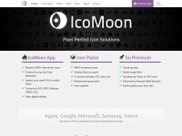 Desktop screenshot for icomoon.io