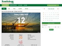 Desktop screenshot for xemlicham.vn