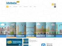 Desktop screenshot for idebate.org