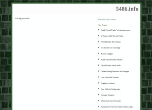 How 5486.info looks like on a tablet such as an iPad.
