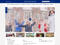 Desktop screenshot for wellesley.edu