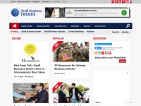 Desktop screenshot for smallbiztrends.com