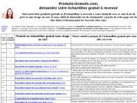 Desktop screenshot for produits-gratuits.com