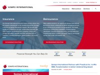 Desktop screenshot for sompo-intl.com