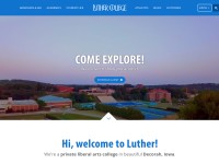 Desktop screenshot for luther.edu