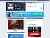 Desktop screenshot for blueletterbible.org