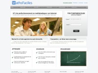 Desktop screenshot for mathsfaciles.com