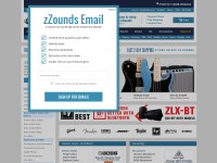 Desktop screenshot for zzounds.com