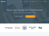 Desktop screenshot for biznessapps.com