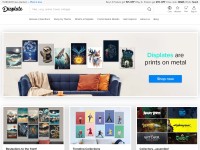 Desktop screenshot for displate.com