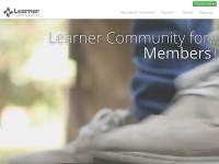 Desktop screenshot for learnercommunity.com