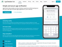 Desktop screenshot for agechecker.net