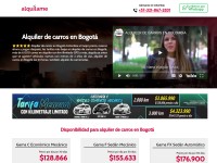 Desktop screenshot for alquilerdecarrosenbogota.info