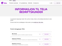 Desktop screenshot for tdc.no