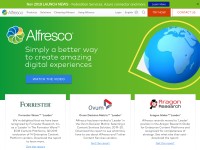 Desktop screenshot for alfresco.com