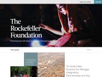 Desktop screenshot for rockefellerfoundation.org
