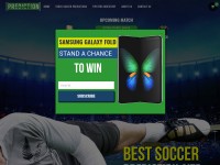 Desktop screenshot for predictionsoccer.net