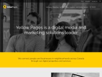 Desktop screenshot for corporate.yp.ca