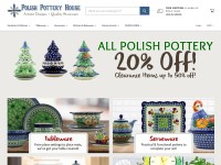 Desktop screenshot for polishpotteryhouse.com
