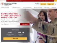 Desktop screenshot for umgc.edu