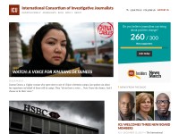 Desktop screenshot for icij.org