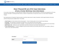 Desktop screenshot for caseinterview.com