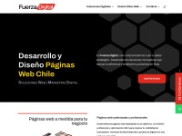 Desktop screenshot for fuerzadigital.cl