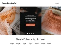 Desktop screenshot for brands4friends.de
