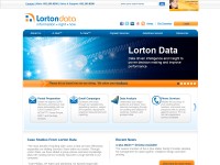 Desktop screenshot for lortondata.com