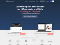 Desktop screenshot for wonderpush.com