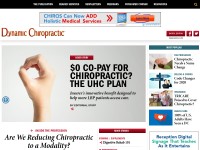 Desktop screenshot for dynamicchiropractic.com