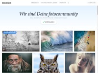 Desktop screenshot for fotocommunity.de