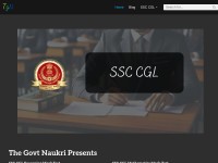 Desktop screenshot for thegovtnaukri.in