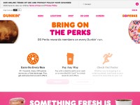 Desktop screenshot for dunkindonuts.com