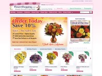 Desktop screenshot for flowershopping.com