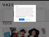 Desktop screenshot for vogue.fr