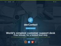 Desktop screenshot for devcontact.com