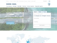 Desktop screenshot for kuehne-nagel.com