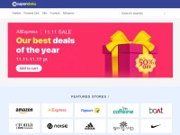 Desktop screenshot for coupondaku.com