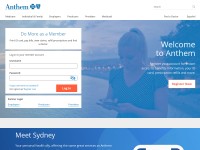 Desktop screenshot for anthem.com