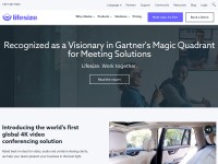 Desktop screenshot for lifesize.com