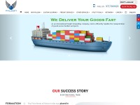 Desktop screenshot for falconfreight.com