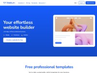 Desktop screenshot for weblium.com